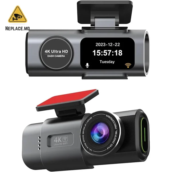 Camera auto 4k, ecran LCD + camera spate DVR WIFI, Viozionare nocturna , GPS Auto Viidure - Imagine 4 | NePlace