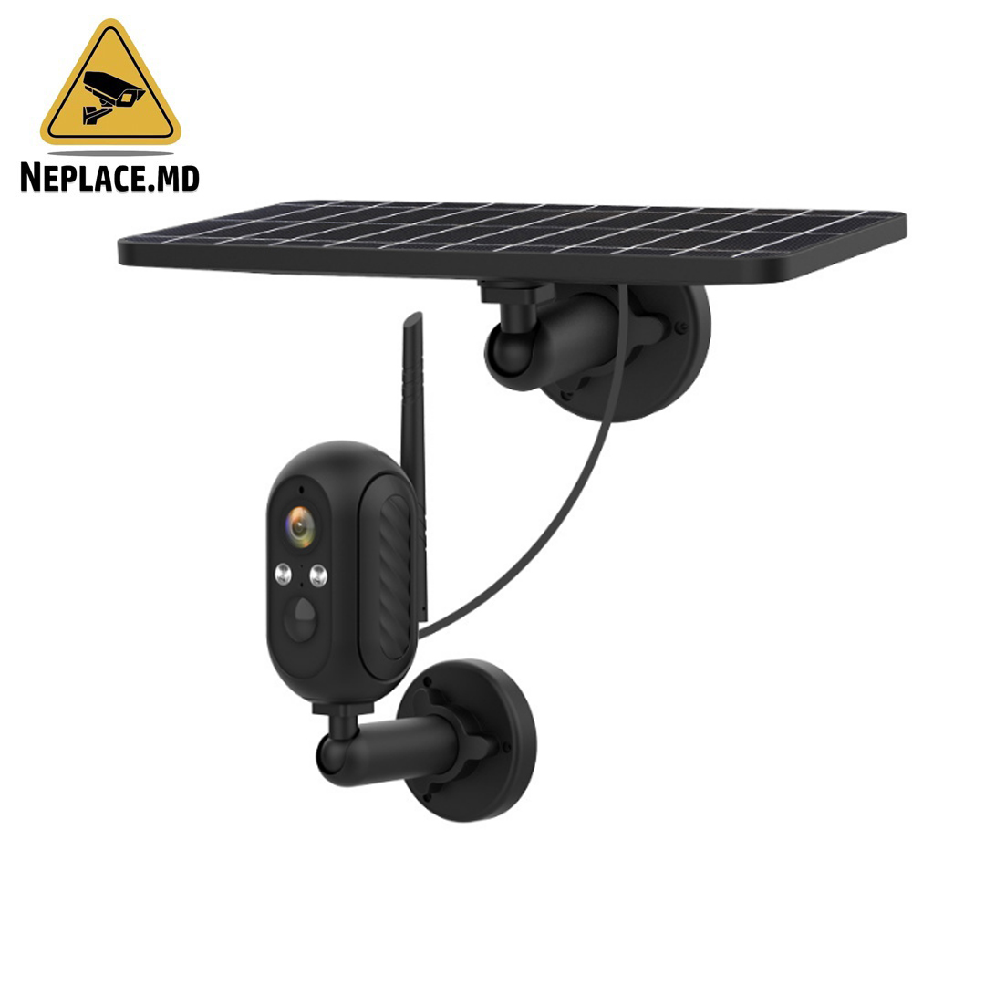 Camera Supraveghere 5MP 4G 3K Ultra HD, 10W, Incarcare Solara, Rotire Din Aplicatie, Rezistenta La Apa IP 66 - Cumpără online | NePlace Moldova