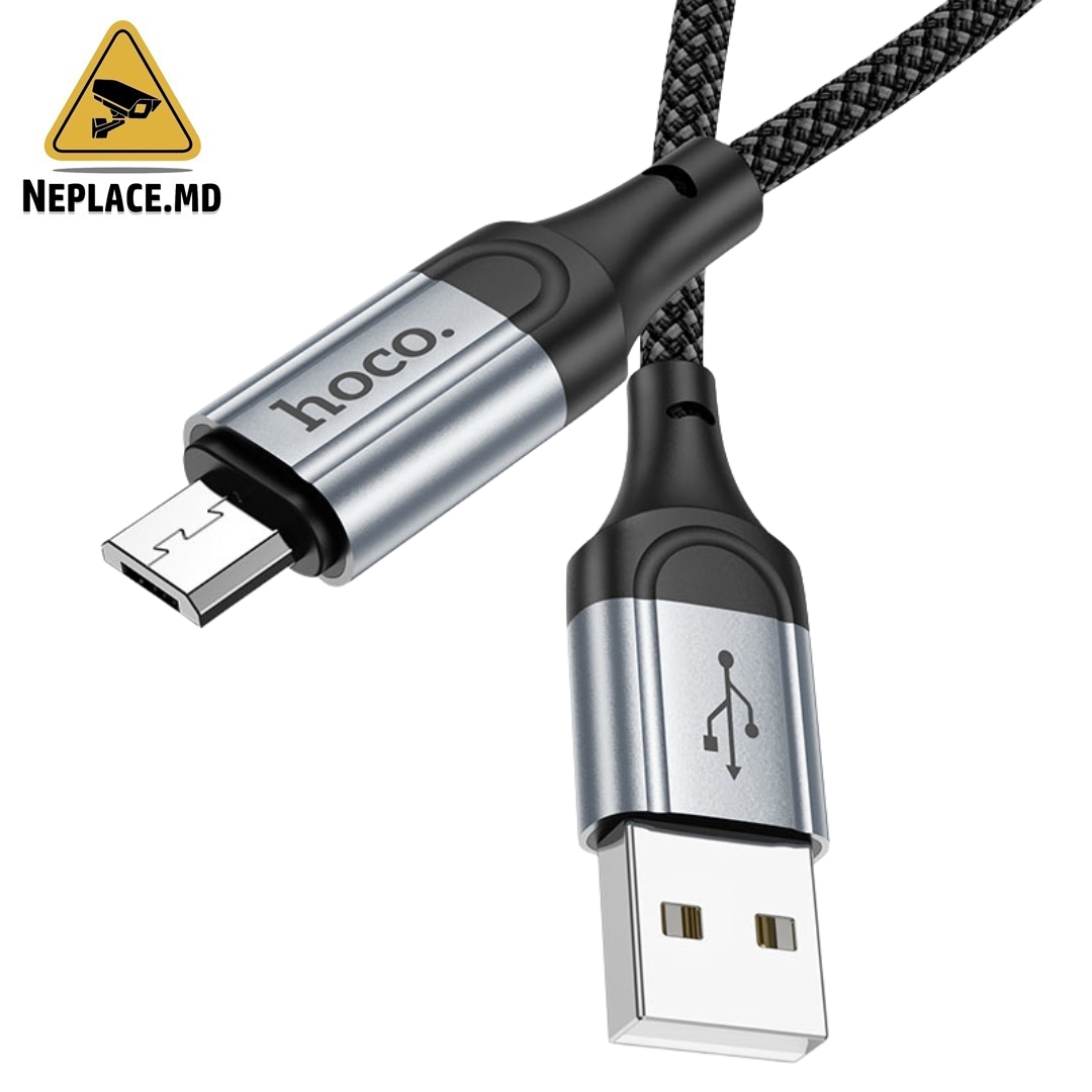 Кабель для телефона USB / Micro USB Android 1M Текстиль - Cumpără online | NePlace Moldova