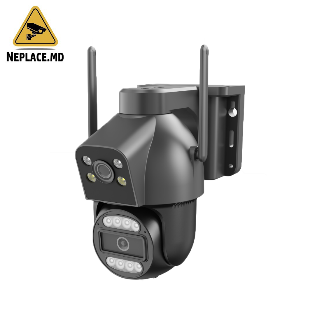 Камера наблюдения Wifi 10MP, Управление из приложения, Автоматическое отслеживание, Водонепроницаемость IP66, APP Управление - Cumpără online | NePlace Moldova