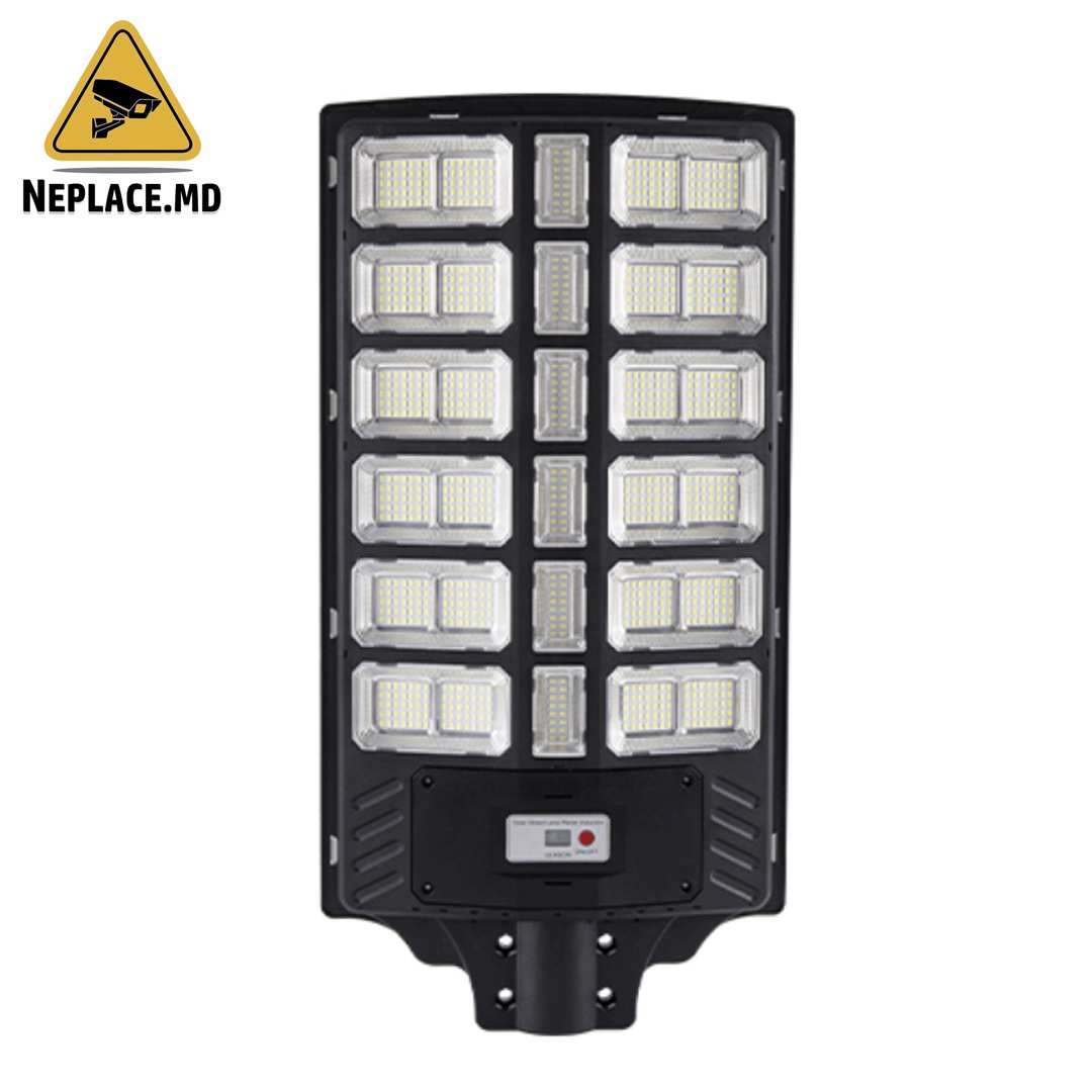 Lampa Solara LED Exterior, Senzor de Miscare, Panou solar Incorporat 1200w - Cumpără online | NePlace Moldova