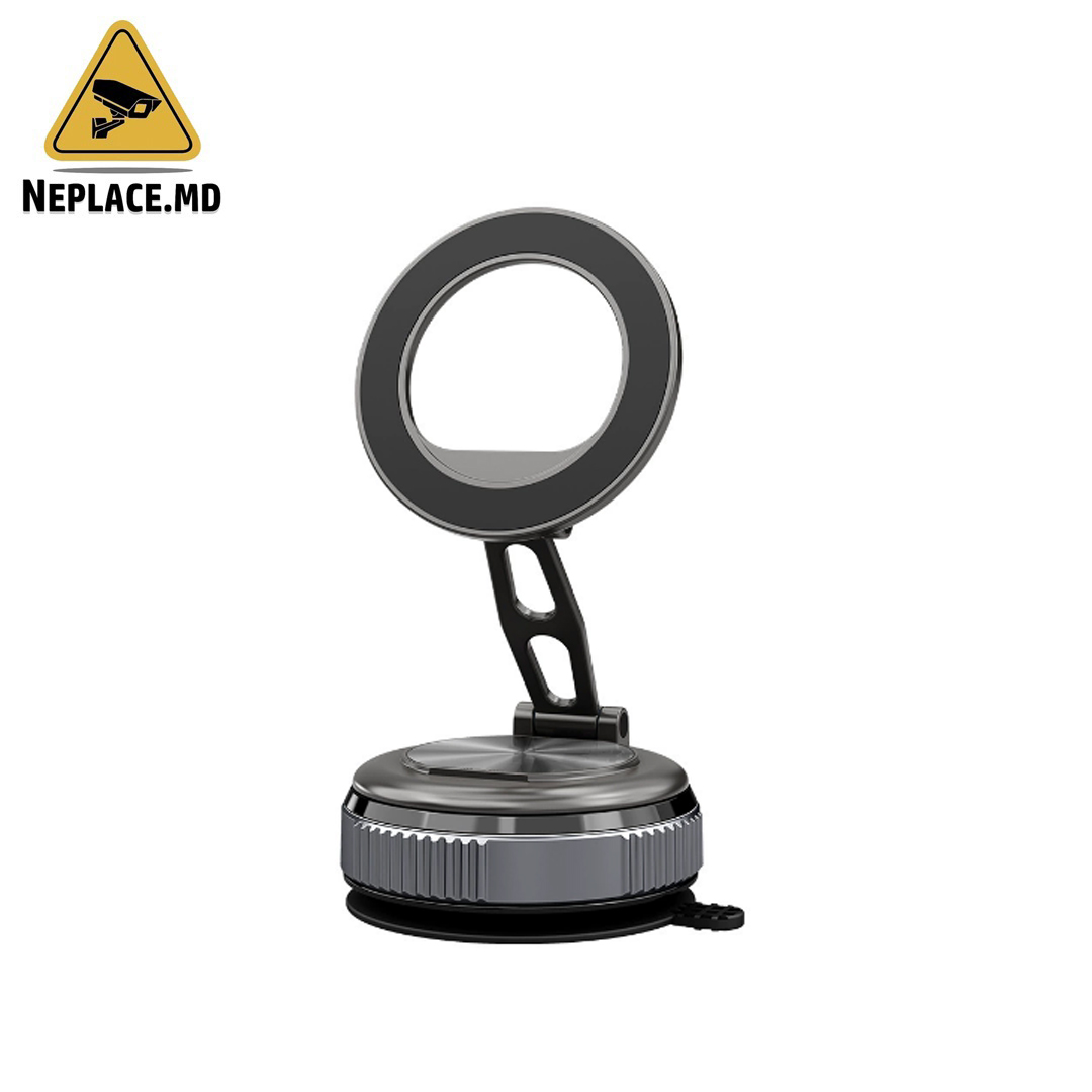 Suport telefon universal multifunctional, magnet cu absorbtie prin vid, ajustabil 360° - Cumpără online | NePlace Moldova