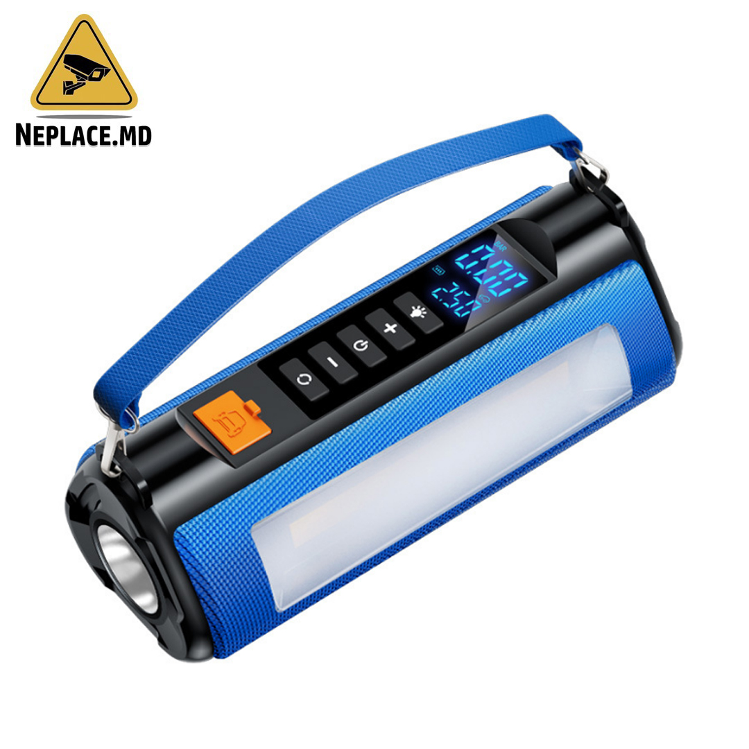 Starter 4 in 1 cu compresor de aer, 150 PSI, curent de iesire 3000A, 10000mAh, albastru - Cumpără online | NePlace Moldova