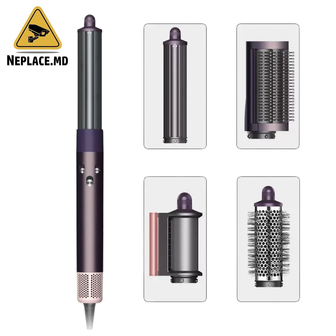 Фен-стайлер Dyson с 4 насадками, фиолетовый - Cumpără online | NePlace Moldova